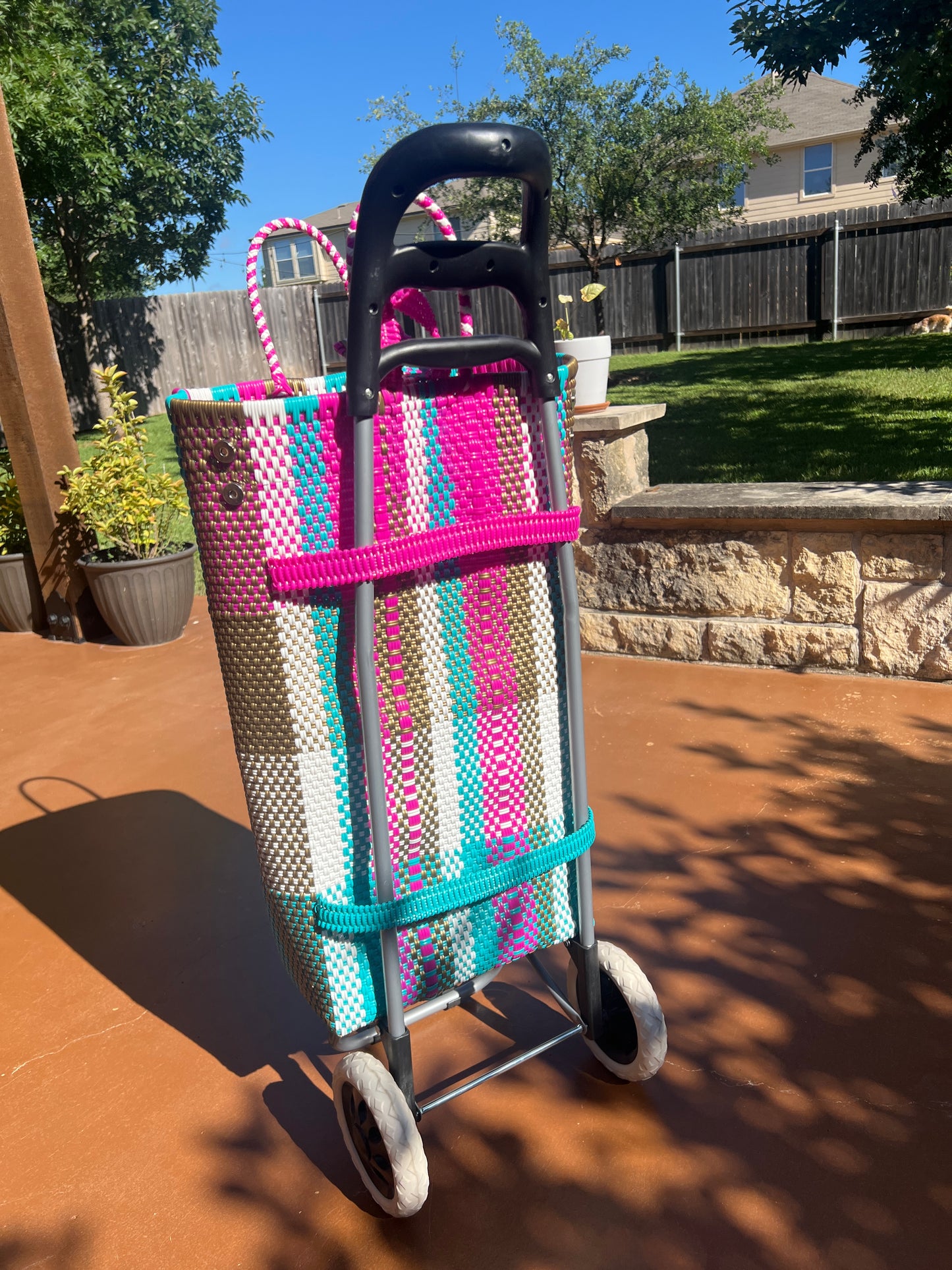 MexiMexi Colorful Handwoven Market Cart Bag