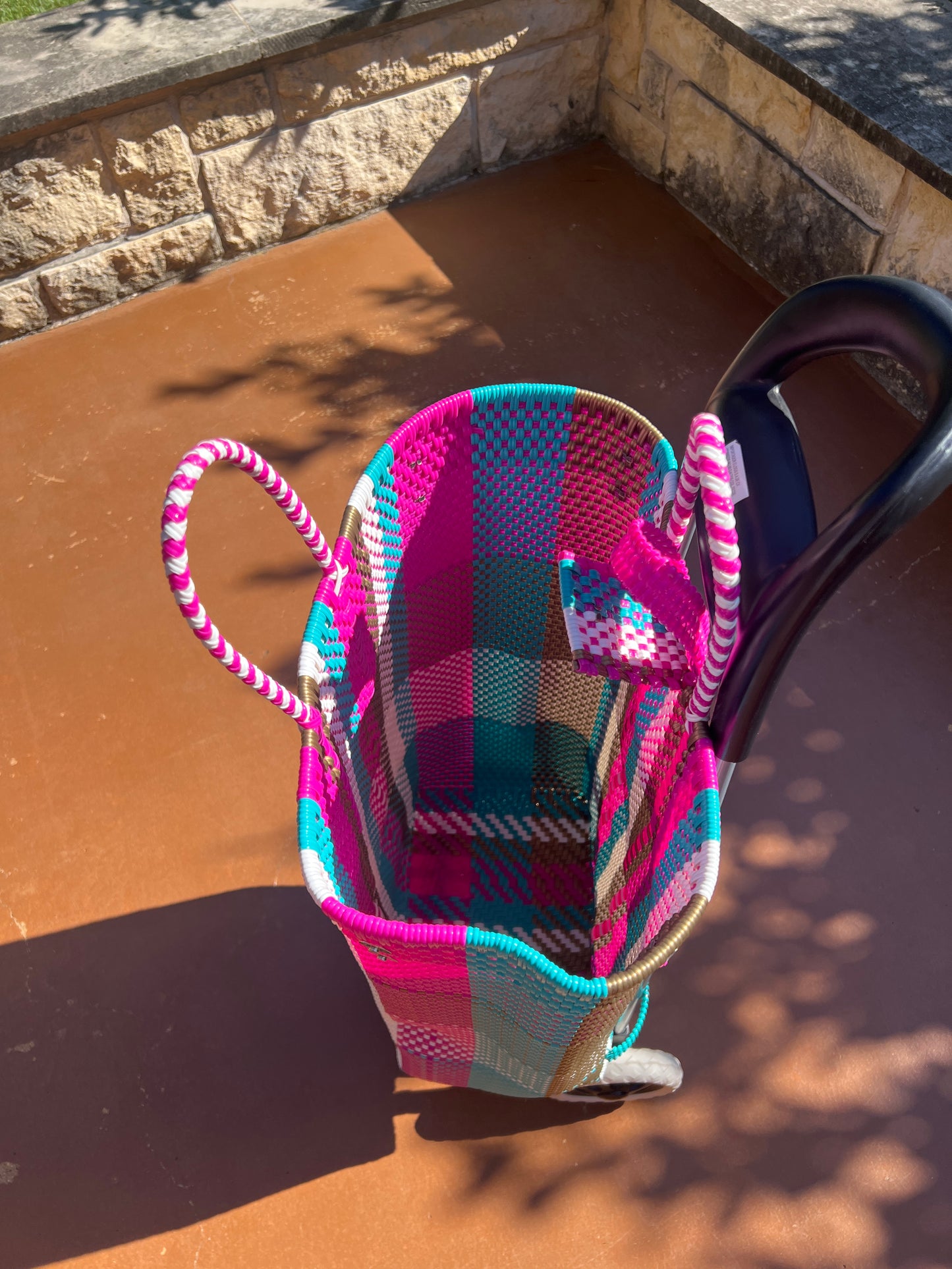 MexiMexi Colorful Handwoven Market Cart Bag