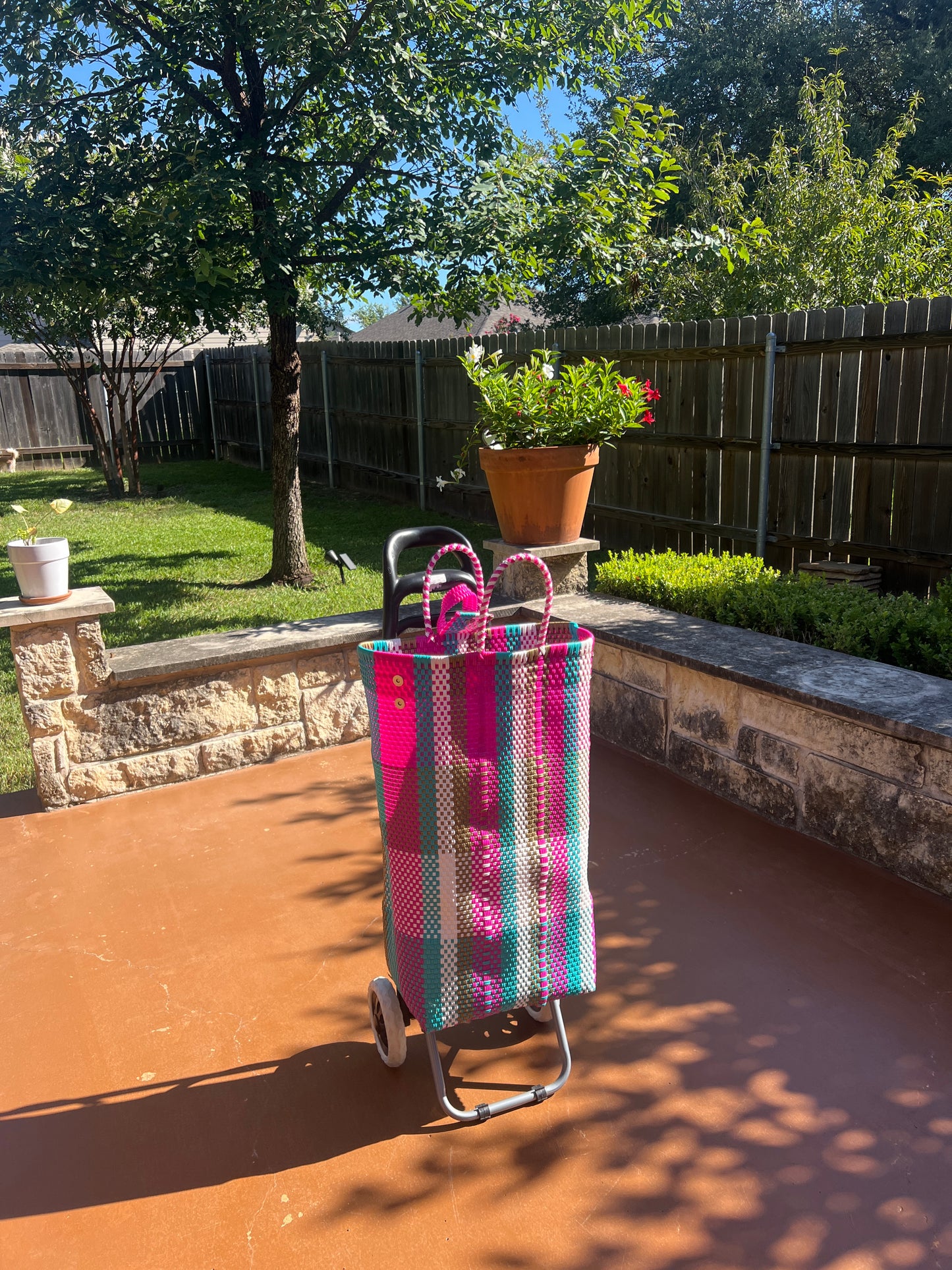 MexiMexi Colorful Handwoven Market Cart Bag