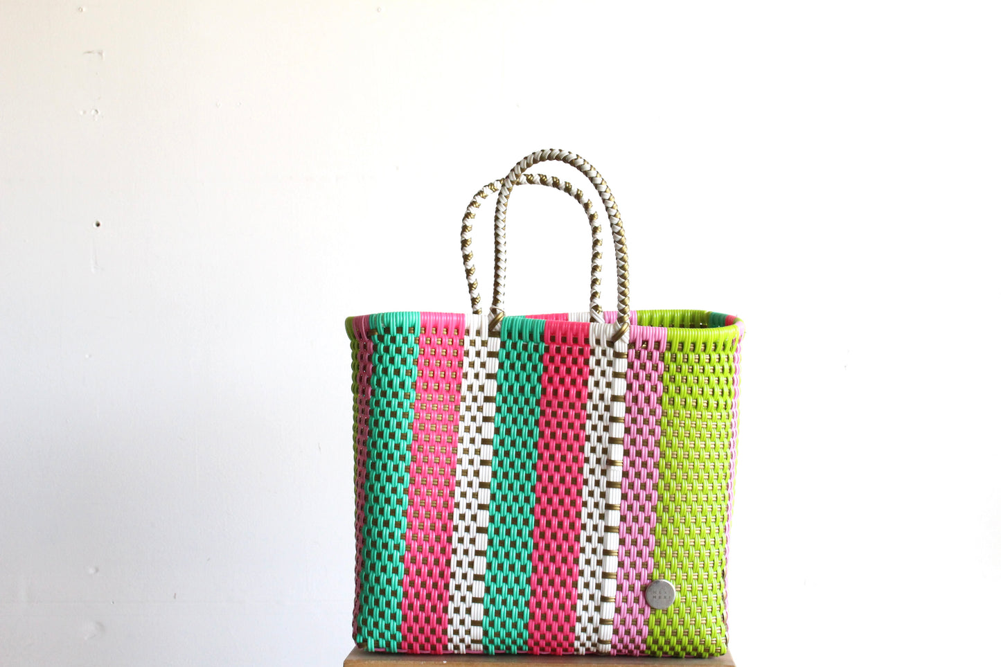 Colorful Handwoven Tote bag by MexiMexi