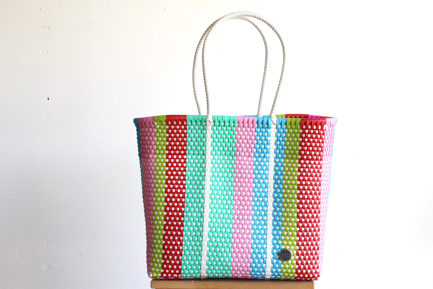 Colorful Handwoven Tote bag by MexiMexi