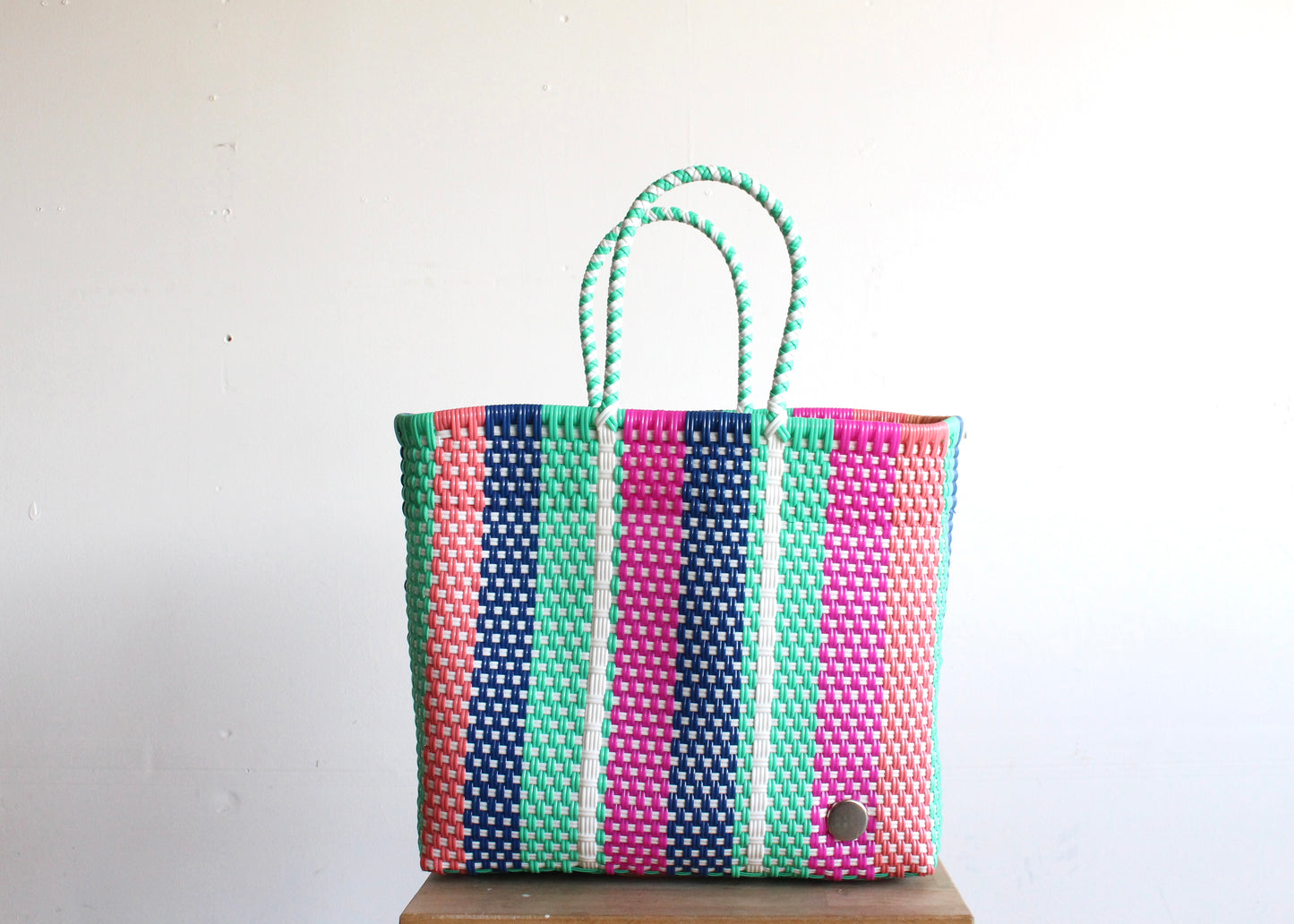 Colorful Handwoven Tote bag by MexiMexi