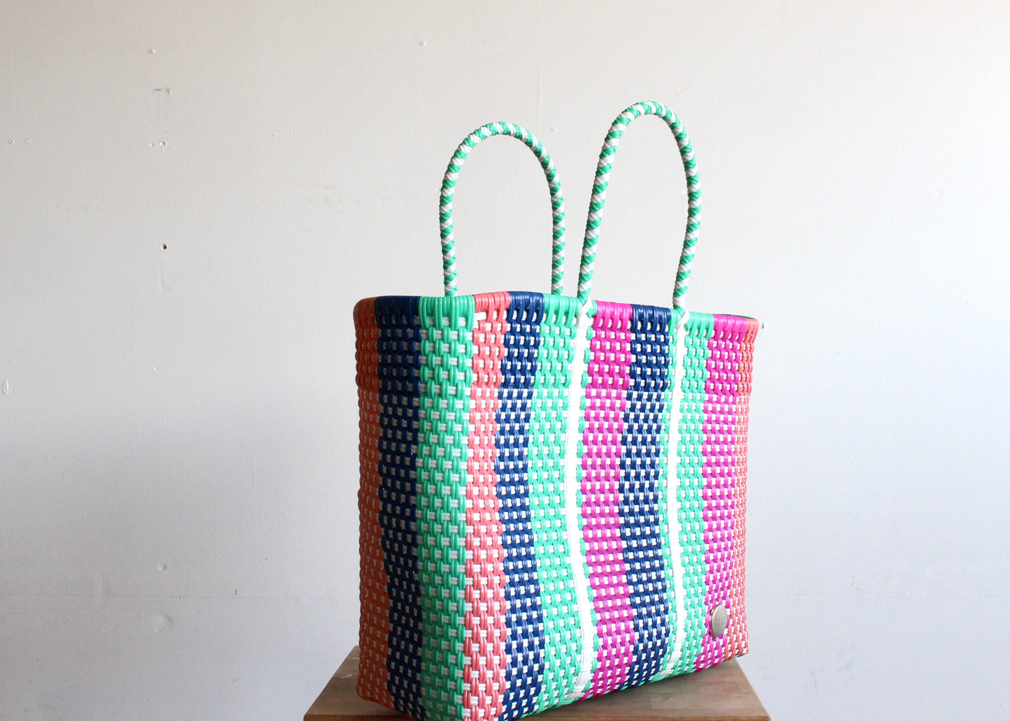 Colorful Handwoven Tote bag by MexiMexi