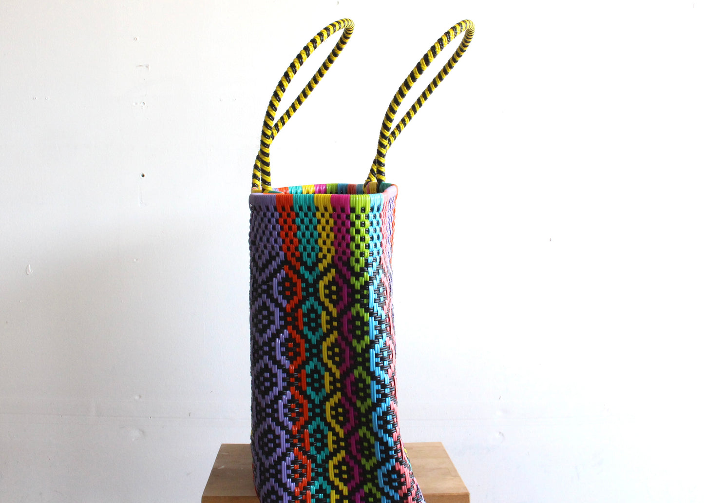 Colorful Handwoven Mexican Tote by MexiMexi