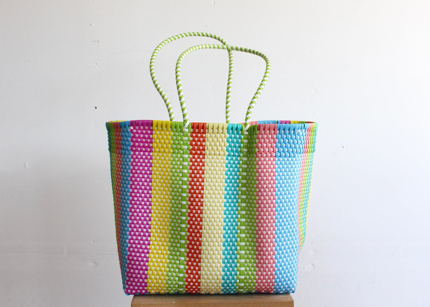 Colorful Handwoven Mexican Tote by MexiMexi