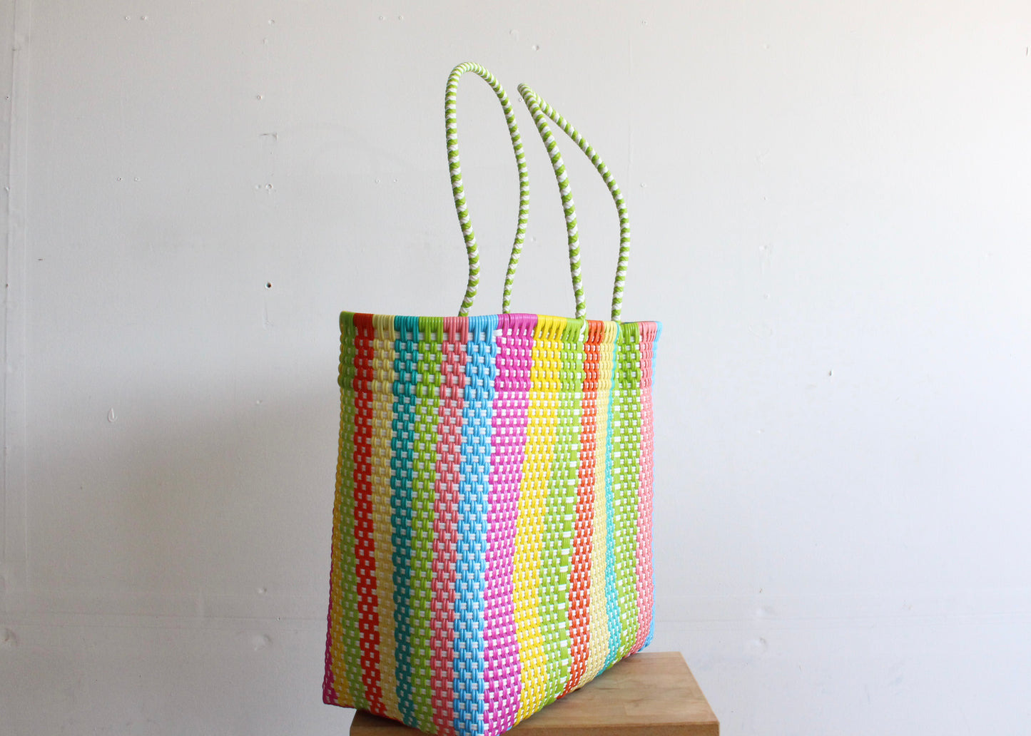 Colorful Handwoven Mexican Tote by MexiMexi