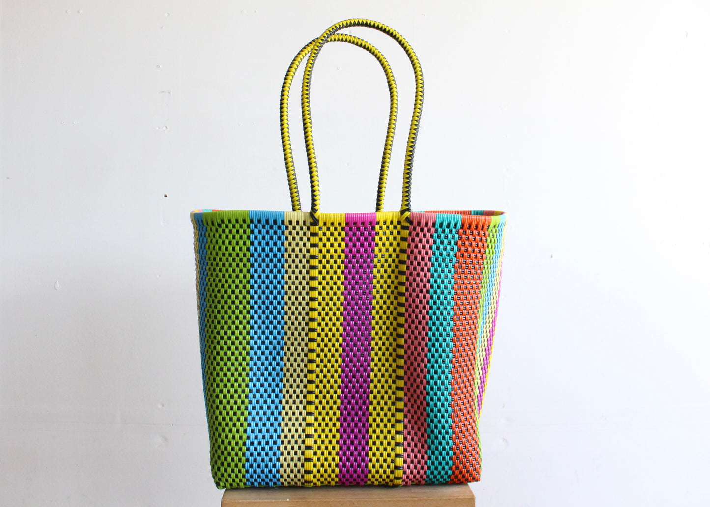 Colorful Handwoven Mexican Tote by MexiMexi