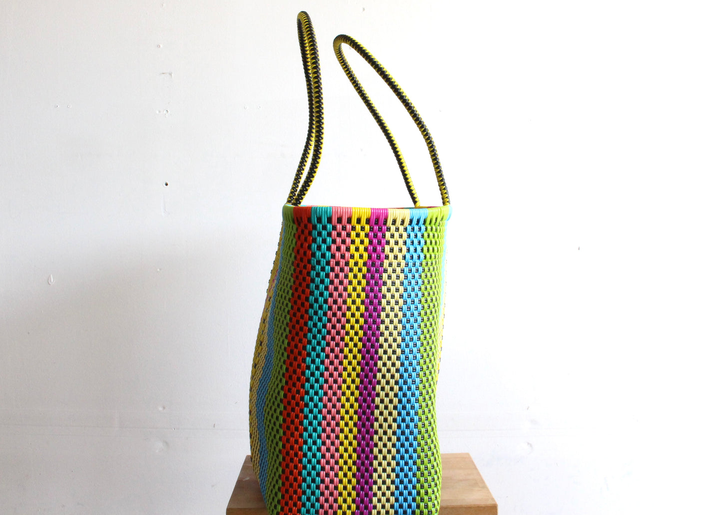 Colorful Handwoven Mexican Tote by MexiMexi