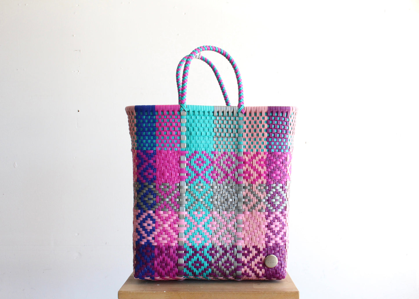 Colorful Handwoven Mexican Tote by MexiMexi