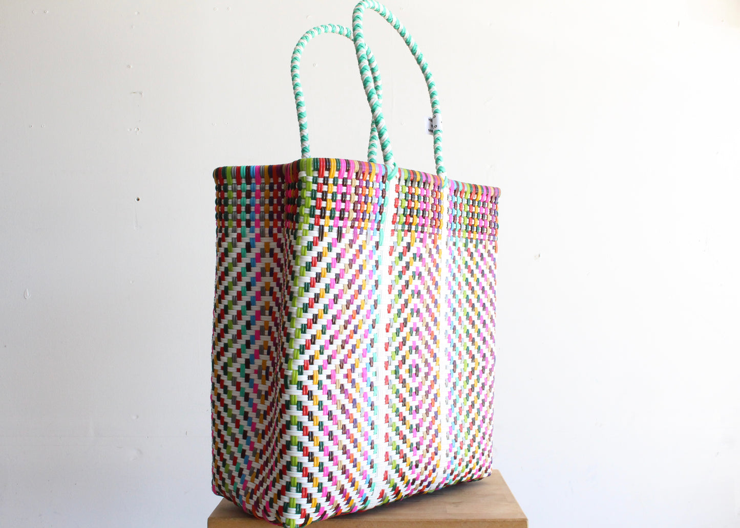 Colorful Handwoven Mexican Tote by MexiMexi