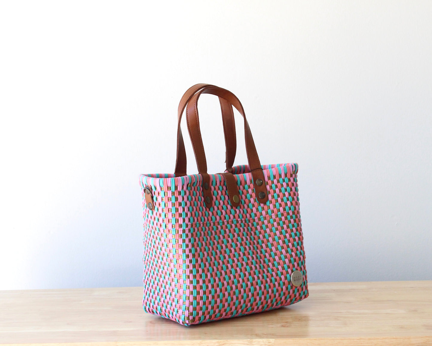 Pink & Aqua Purse bag by MexiMexi