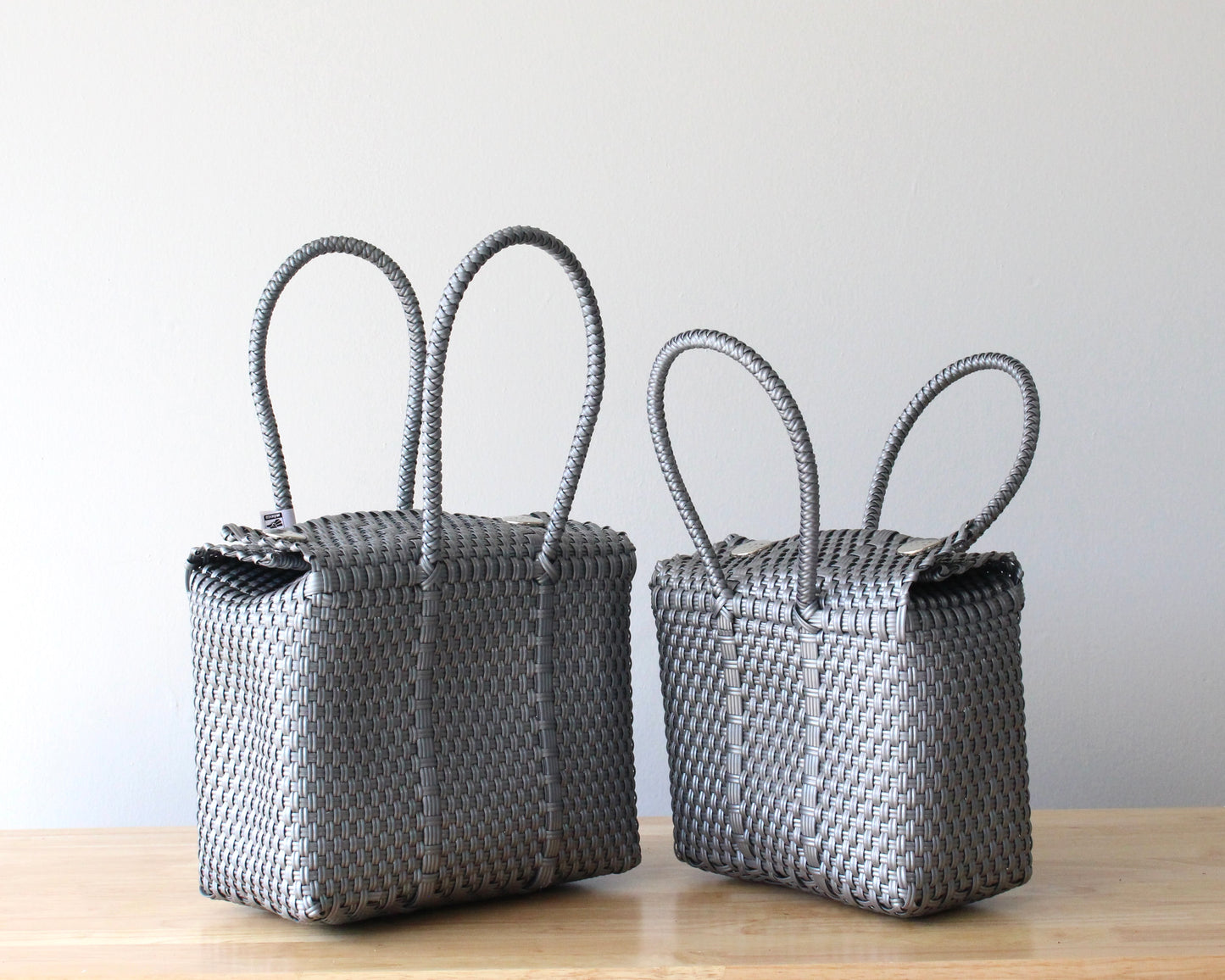 Buy 1, get 2 with 50% off: Silver Handbags Bundle