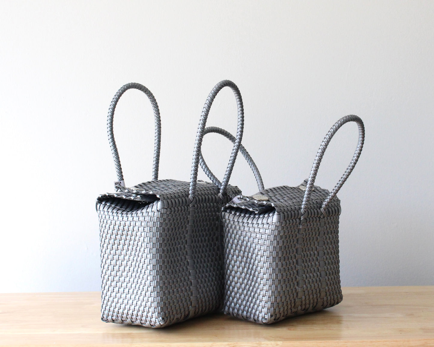 Buy 1, get 2 with 50% off: Silver Handbags Bundle