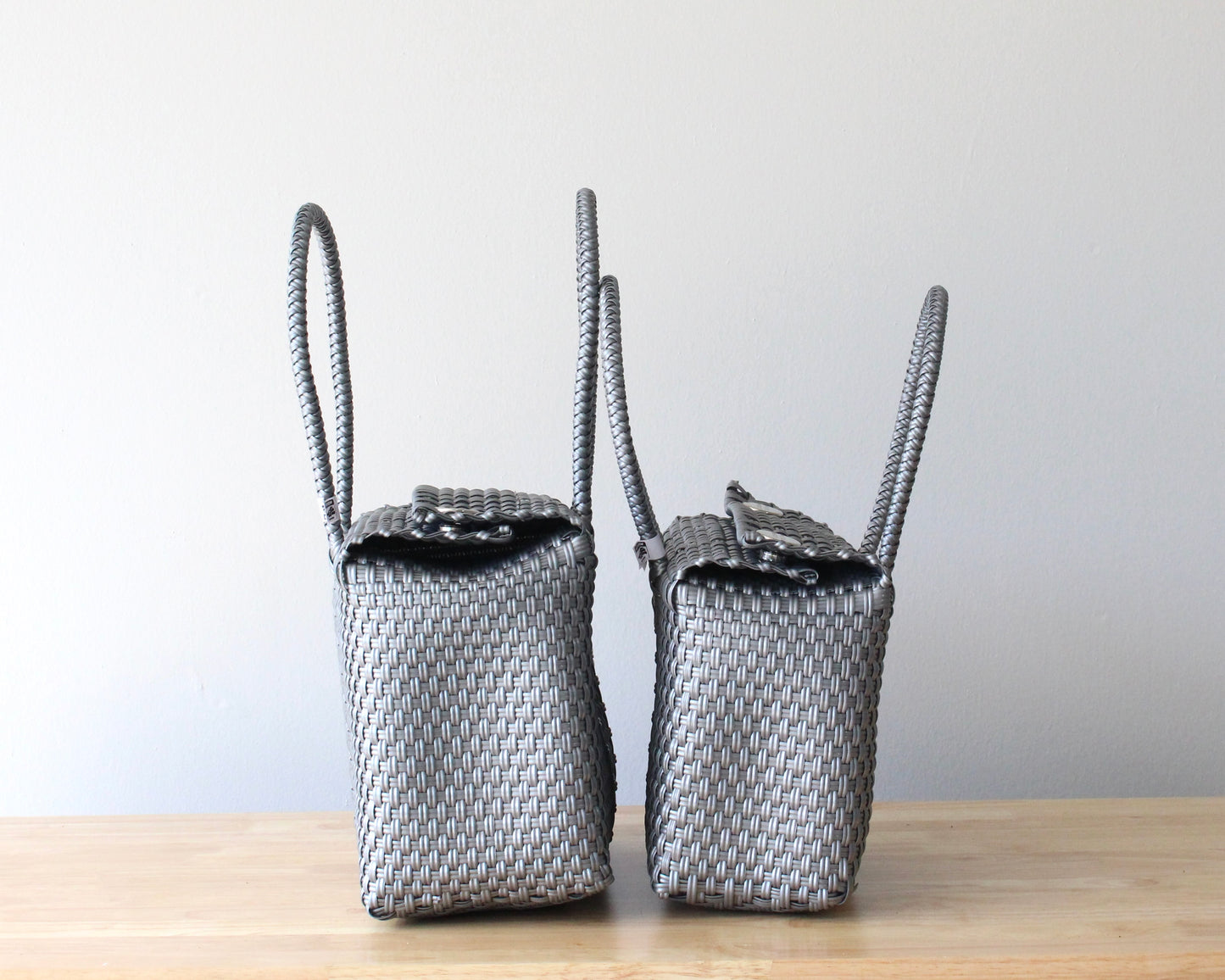 Buy 1, get 2 with 50% off: Silver Handbags Bundle