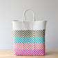 White & Colors Tote Bag by MexiMexi
