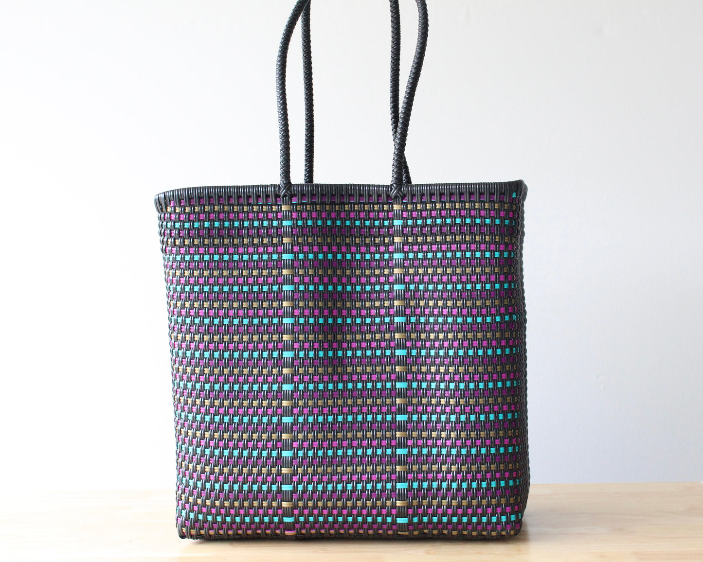 Black & Colors Mexican Tote Bag by MexiMexi