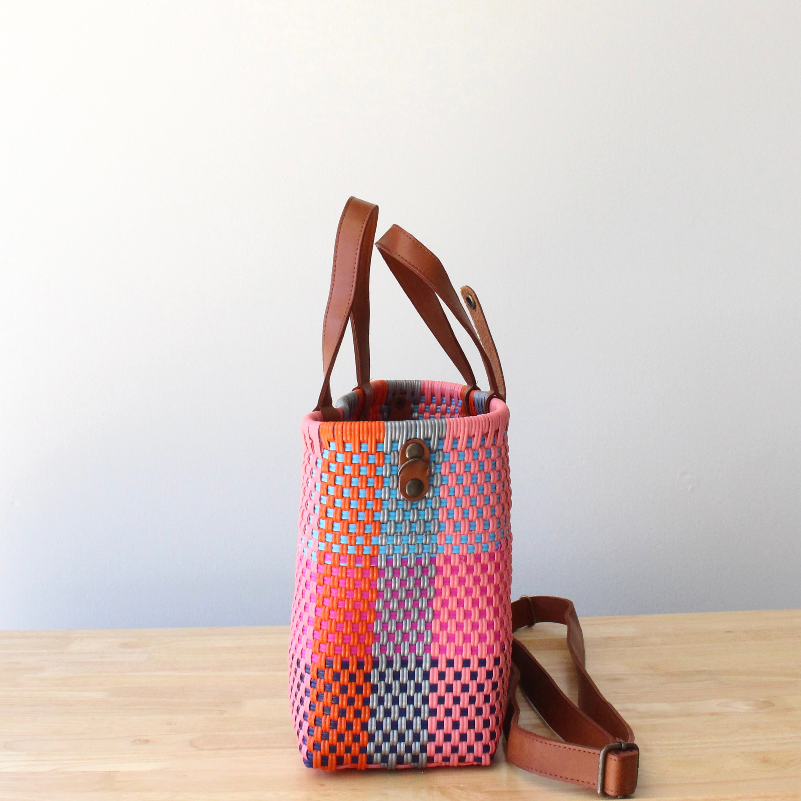 Handcrafted MexiMexi bag made from recycled plastic, a stylish and playful choice for eco-conscious fashion lovers