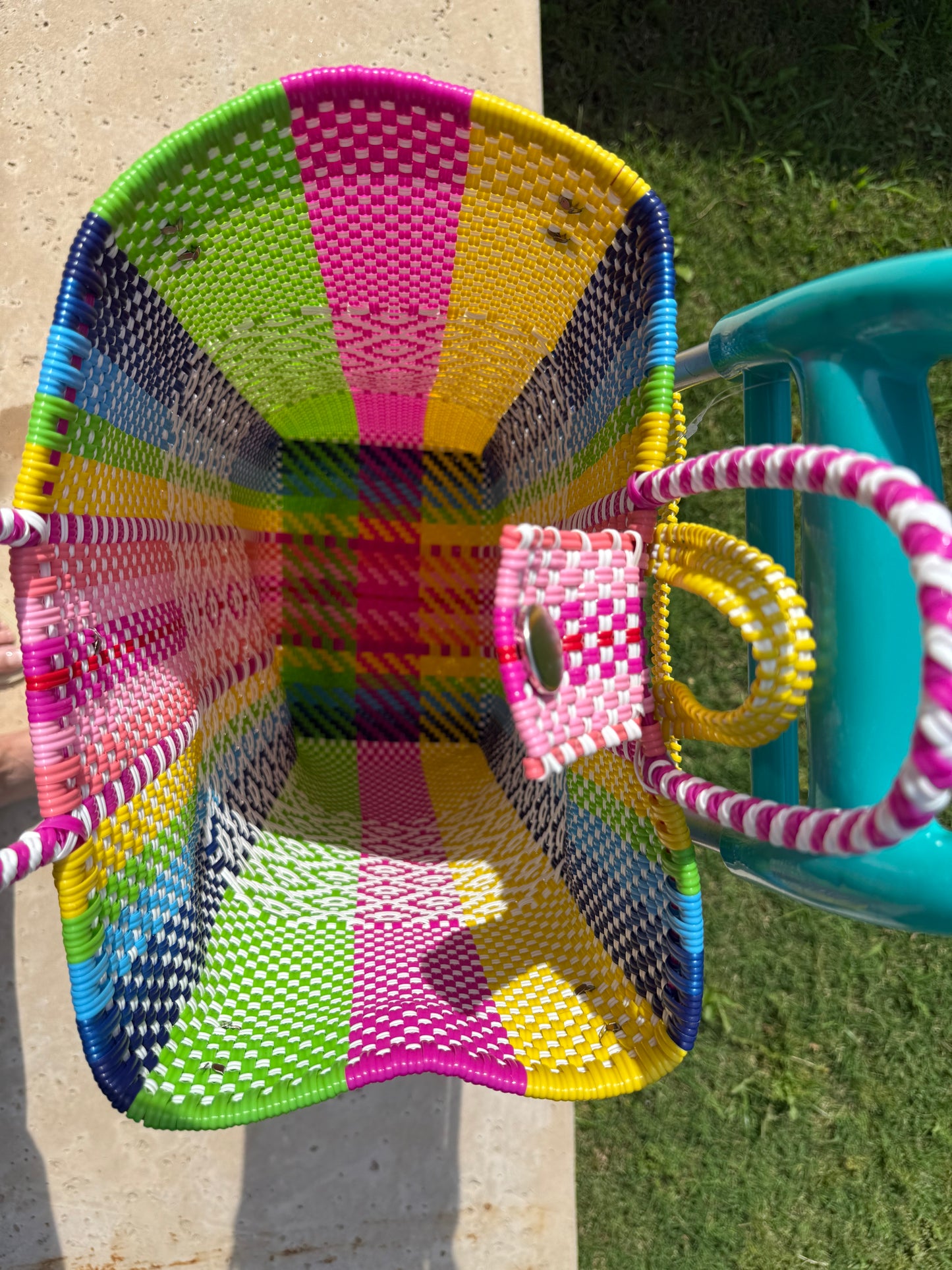 MexiMexi Colorful Handwoven Market Cart Bag