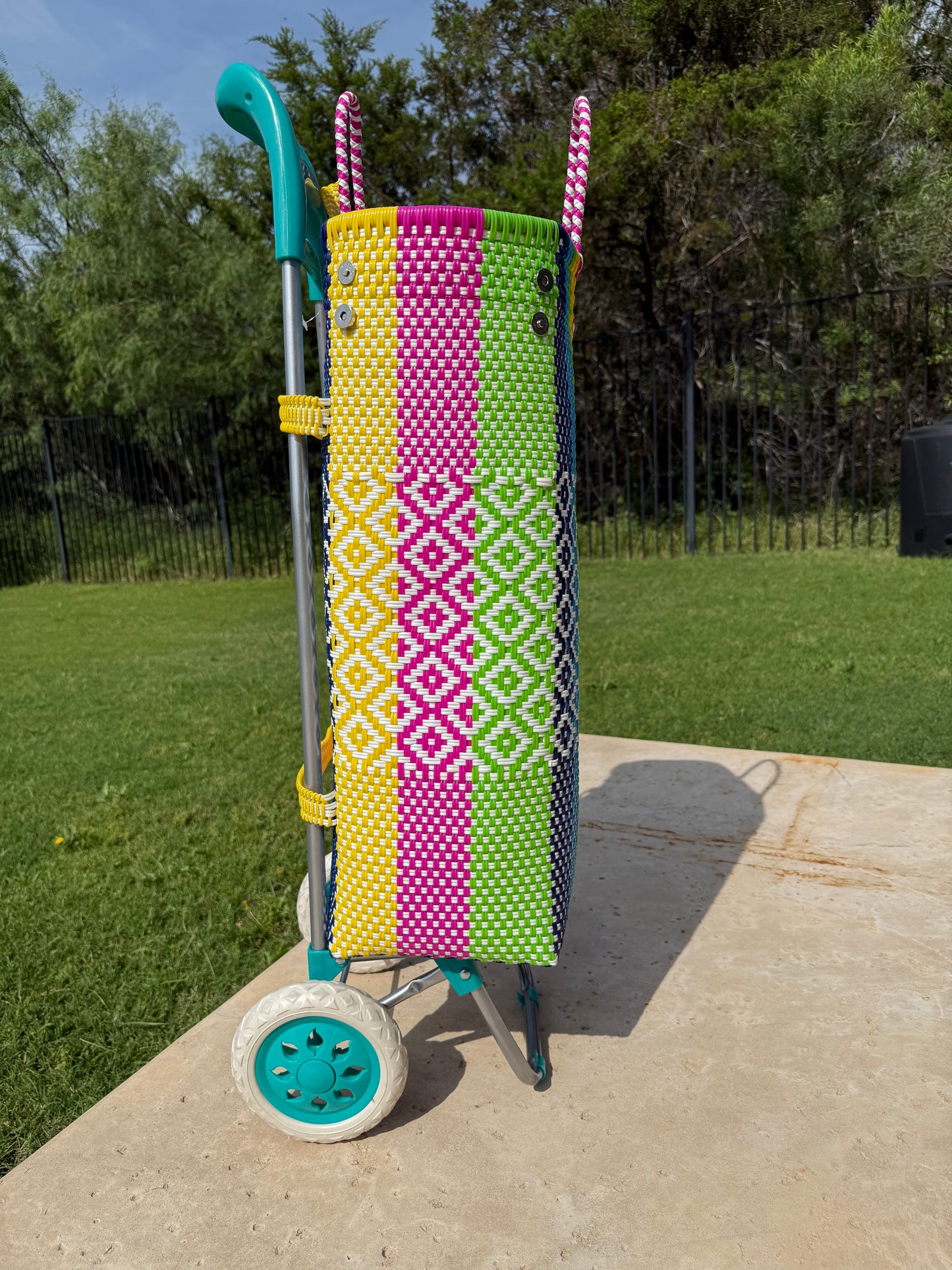 MexiMexi Colorful Handwoven Market Cart Bag