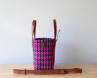 Handmade recycled plastic purse made in Mexico