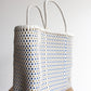 White with Colors Handwoven Tote bag by MexiMexi