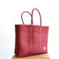Burgundy Handwoven Tote bag by MexiMexi