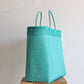 Blue and White Handwoven Mexican Tote by MexiMexi