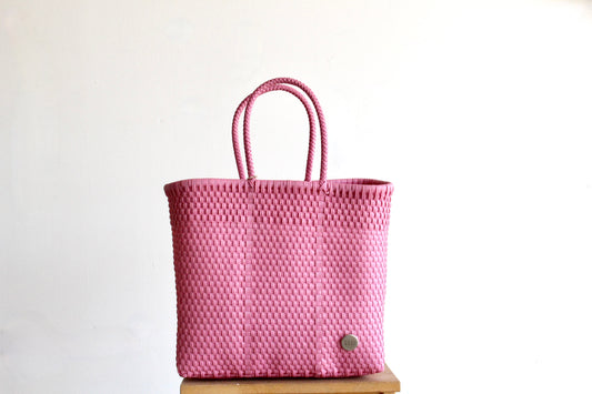 Bubblegum Pink Handwoven Tote bag