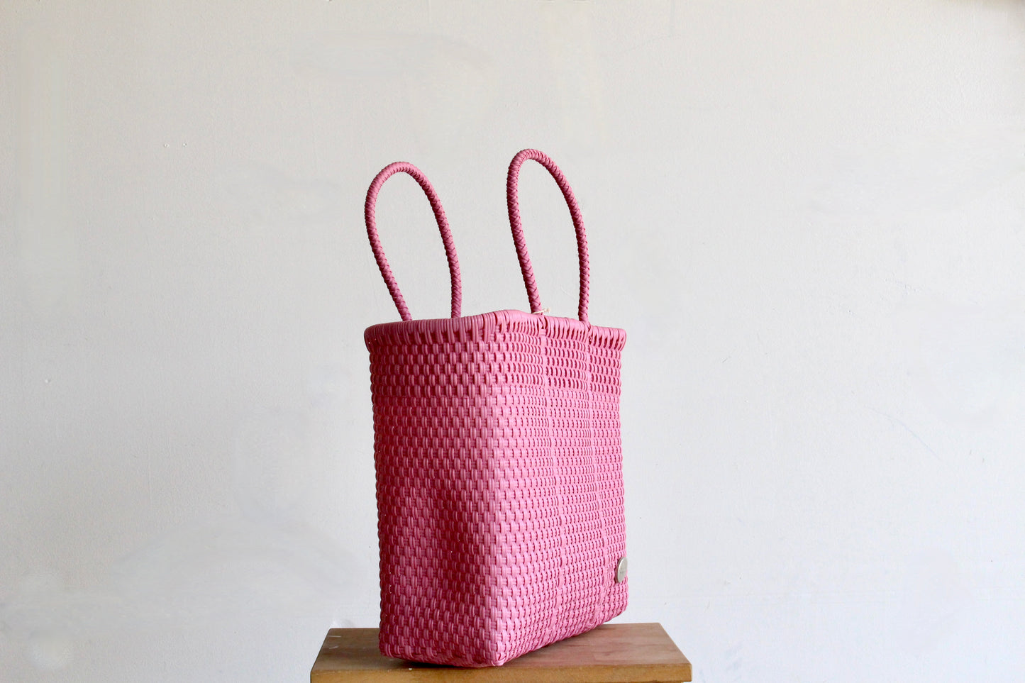 Bubblegum Pink Handwoven Tote bag
