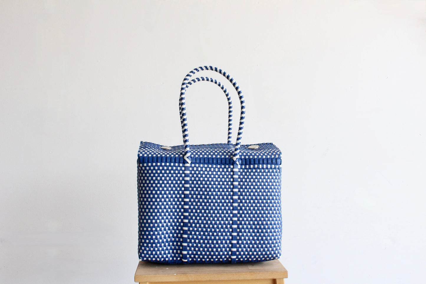 Blue and White MexiMexi Handbag