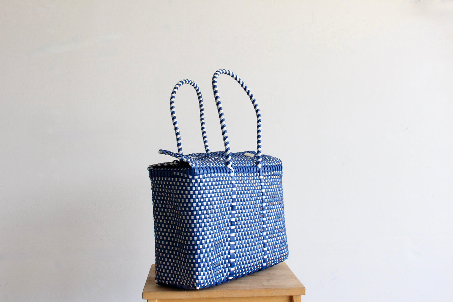 Blue and White MexiMexi Handbag
