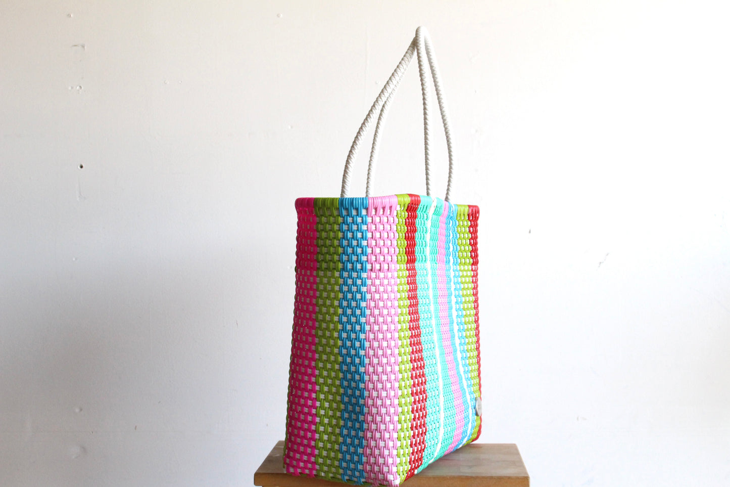 Colorful Handwoven Tote bag by MexiMexi
