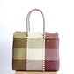 Burgundy & Gold Handwoven Mexican Basket by MexiMexi