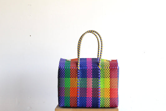 Colorful handwoven Handbag by MexiMexi