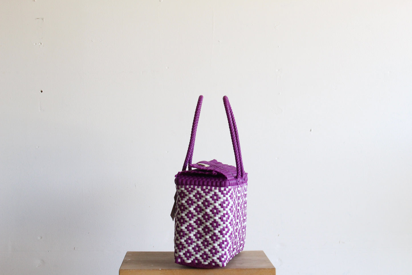 Purple & White Mexican Handbag by MexiMexi