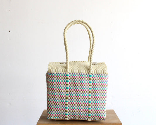 Beige & colors Handbag by MexiMexi