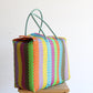 Colorful Handwoven Mexican Basket by MexiMexi