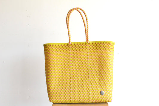 Yellow & Pink Tote bag by MexiMexi