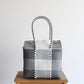 Silver & White Mexican Handbag by MexiMexi