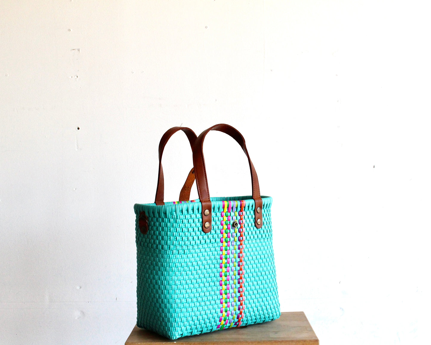 Aqua with Colors Purse bag by MexiMexi