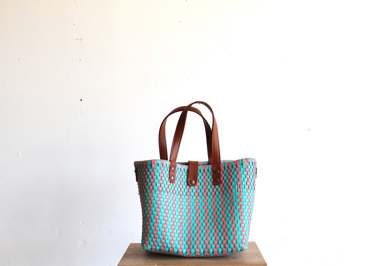 Blue & Pink Purse bag by MexiMexi