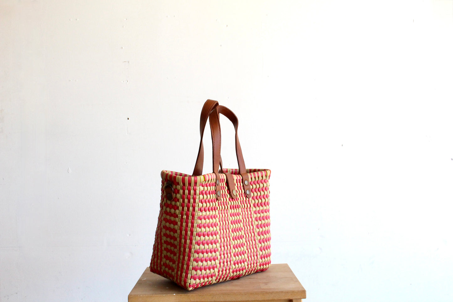 Beige & Red Purse bag by MexiMexi