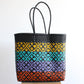 Black and colors Handwoven Mexican Tote by MexiMexi