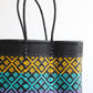 Black and colors Handwoven Mexican Tote by MexiMexi