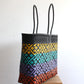 Black and colors Handwoven Mexican Tote by MexiMexi