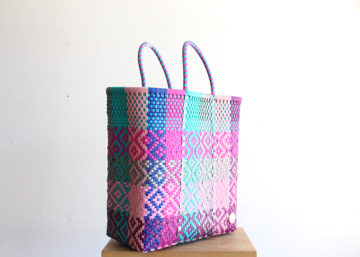 Colorful Handwoven Mexican Tote by MexiMexi