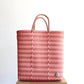Coral & Gold handwoven Mexican Tote by MexiMexi