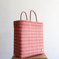 Coral & Gold handwoven Mexican Tote by MexiMexi
