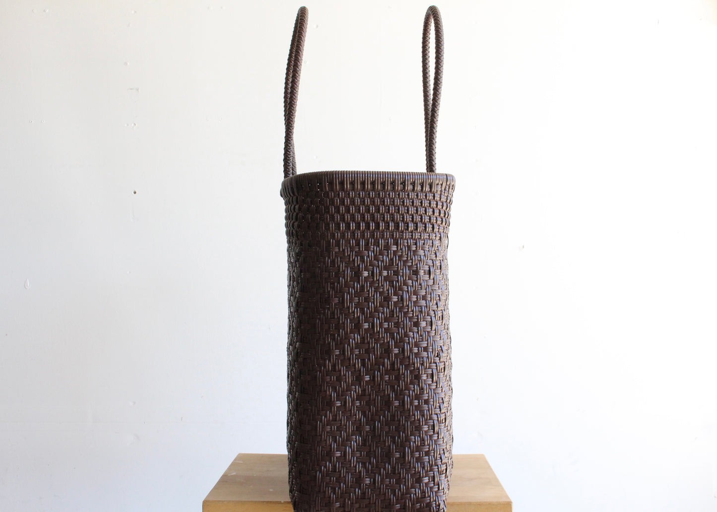 Brown Handwoven Mexican Tote by MexiMexi