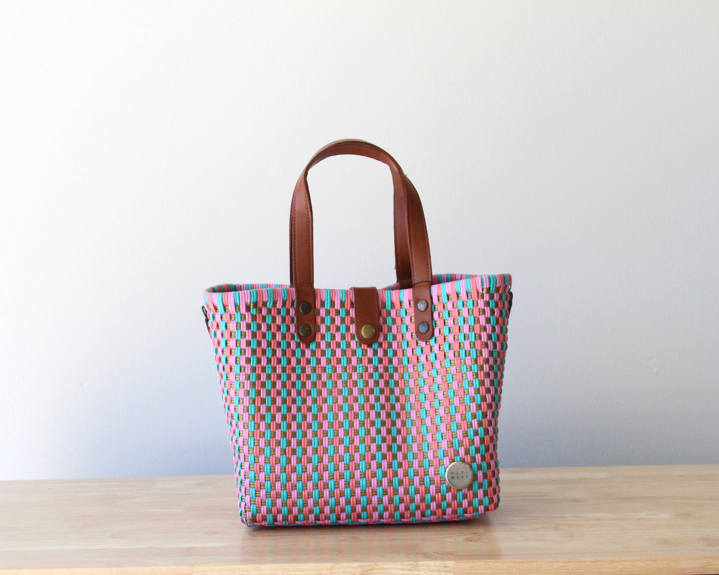 Pink & Aqua Purse bag by MexiMexi